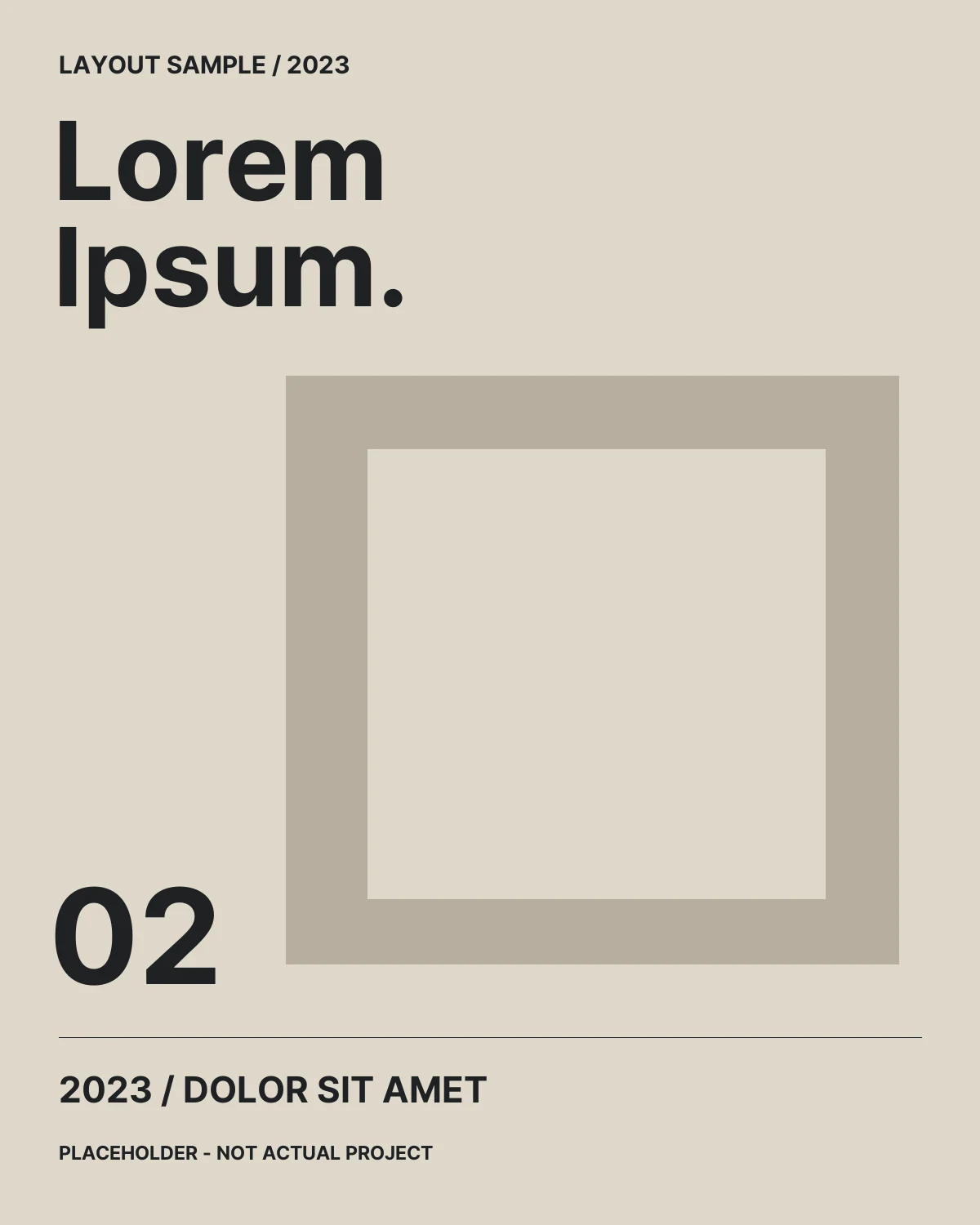 Lorem Ipsum — 2023 / 02