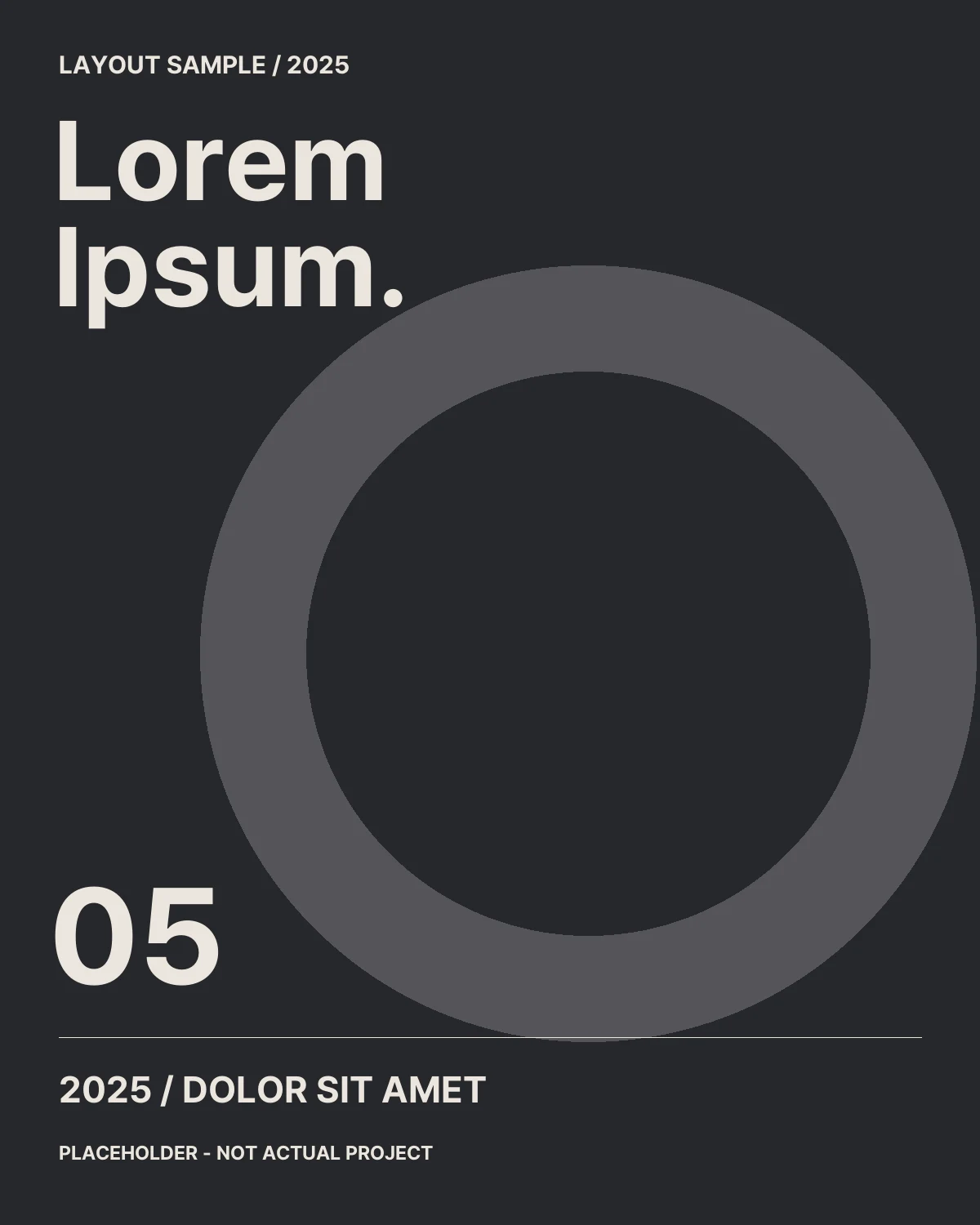 Lorem Ipsum — 2025 / 05