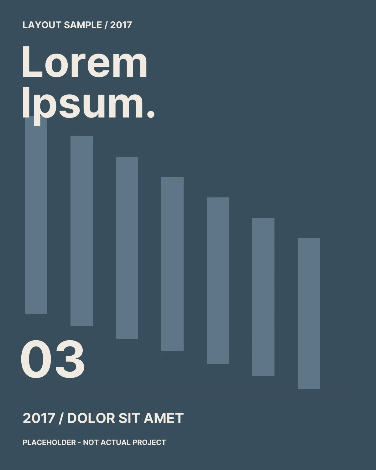 Lorem Ipsum — 2017 / 03