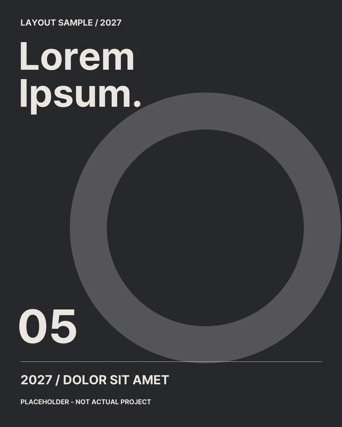 Lorem Ipsum — 2027 / 05