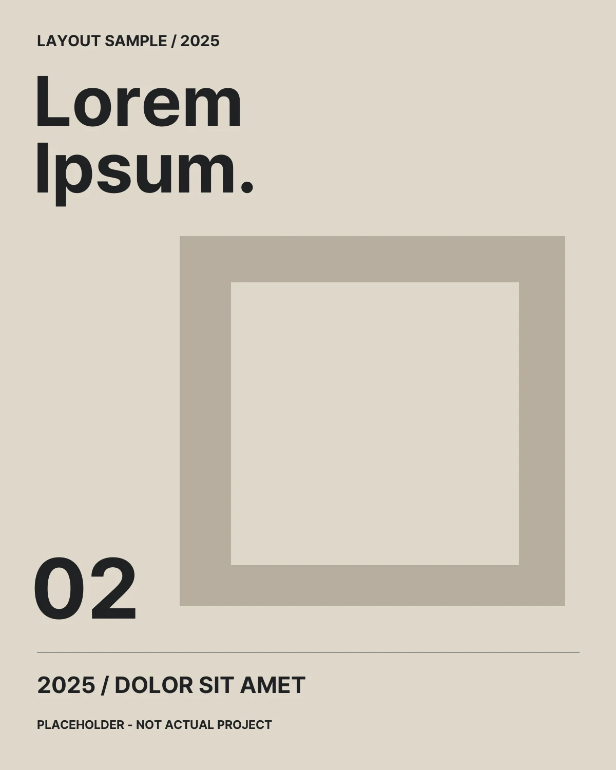 Lorem Ipsum — 2025 / 02